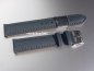 Preview: Barington * Leather watch strap * Fancy * denim * 14 mm