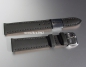 Preview: Barington * Leather watch strap * Fancy * grey * 14 mm