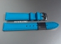Preview: Barington * Leather watch strap * Fancy * light blue * 14 mm