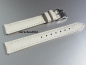 Preview: Barington * Leather watch strap * Fancy * cream white * 20 mm