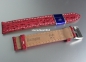 Preview: Barington * Leather watch strap * Shark * red * 20 mm