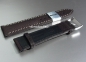 Preview: Barington * Leather watch strap * water buffalo * black * 22 mm