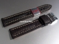 Preview: Eulux * Leather watch strap * Imperator * black * Handmade * 22 mm