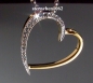 Preview: Viventy Necklace with heart Pendant * 925 Silver * gold plated * Zirconia * 780512