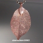 Preview: Flower Child Pendant * stainless steel IP rosegold * leaf * Size S