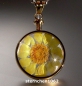 Preview: Flower Child Pendant * stainless Steel IP gold * yellow flower *