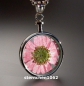 Preview: Flower Child Pendant * stainless Steel * pink flower *