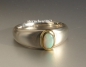 Preview: Unique * Ring * 925 Silver * 750 Gold * Opal
