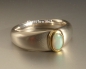 Preview: Unique * Ring * 925 Silver * 750 Gold * Opal