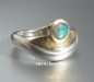 Preview: Einzelstück * Ring * 925 Silber * 585 Gold * Opal