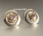 Preview: Earring * 925 Silver * 750 Gold * pink Sapphires