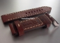 Preview: Barington * Leather watch strap * Aeronautica * dark brown * 26 mm