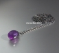 Preview: Trollbeads * Fantasy Necklace with Amethyst * 90 cm *