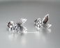 Preview: Trollbeads * Anmutige Blume Ohrstecker *