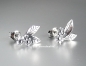 Preview: Trollbeads * Anmutige Blume Ohrstecker *