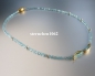 Preview: Gemstone Necklaces * Apatite * Brilliant * 925 Silvere * 585 Gold