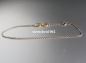 Preview: Anklets * 925 Silver * gold plated * 25 cm