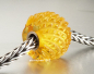 Preview: Original Trollbeads * Gravierter Bernstein / Amber * OOAK * XXL * 900
