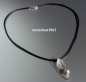Preview: be belle * Rubber - Necklace with Pendant * Pearl * 925 Silver