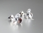 Preview: Trollbeads * Blumenpoesie Ohrstecker *