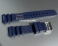Preview: Barington * Plastic watch strap * Diver * Divers Scale * blue * 20 mm