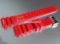Preview: Eulit * Kunststoffarmband für Uhren * Diver * Taucherskala * rot * 20 mm