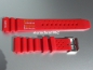 Preview: Eulit * Kunststoffarmband für Uhren * Diver * Taucherskala * rot * 20 mm