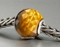 Preview: Trollbeads * Facettierte Rundes Gelbes Tigerauge * 03