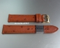 Preview: Barington * Leather watch strap * ostrich Leather * golden brown * 18 mm