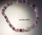 Preview: Gemstone Necklaces * Fluorit * 925 Silvere * 43 cm