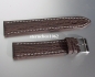 Preview: Barington * Leather watch strap * Shark * brown * 18 mm