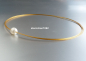 Preview: Collier * Halsreif * mit Südsee-Perle * Stahl