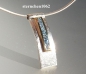Preview: Necklace with topaz * 925 Silver * 750 gold