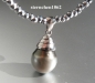Preview: Hematite Necklace with Tahiti Pearl