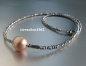 Preview: Hematite Necklace with pink freshwater Pearl