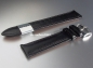 Preview: Barington * Leather watch strap * Calf Resisto * black * 20 mm