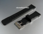 Preview: Davosa * watch strap * Rubber band * black * 24 mm