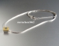 Preview: Halskette mit Aquamarin Anhänger * 925 Silber * 24 ct Gold