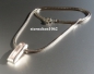 Preview: Necklace with rose quartz pendant * 925 Silver *