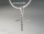 Preview: Necklace with Crucifix pendant * 925 silver * zirconia