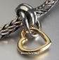 Preview: Trollbeads * Lucky Love * 925 Silver / 750 Gold