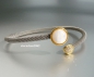 Preview: Bangle * 925 silver * Gold plated * Stainless steel * Zirconia * Moonstone