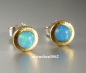 Preview: Earring * 925 Silver * 24 ct Gold * Opal