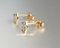 Preview: Earrings * ear studs * 585 gold * brilliant * star