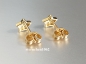 Preview: Earrings * ear studs * 585 gold * brilliant * star