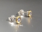 Preview: Earring * 925 Silver * 24 ct Gold * Tanzanite