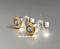 Preview: Earring * 925 Silver * 24 ct Gold * Tanzanite