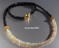 Preview: Gemstone Necklaces * Spinel * Opal * 925 Silvere gilded * 42 cm
