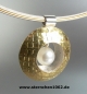 Preview: be belle * Pendant * Perliges Pendel * 925 Silber/ 900 Gold / Pearl