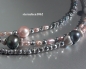 Preview: Gemstone Necklaces * Hämatit * 925 Silvere * Pearls *